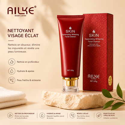 Soin Éclat Visage – Nettoyant Anti-Taches à l'Acide Hyaluronique